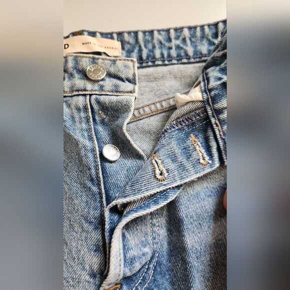 $211 GRLFRND Karolina High-Rise Straight Crop Jeans Size 25 - Picture 7 of 7